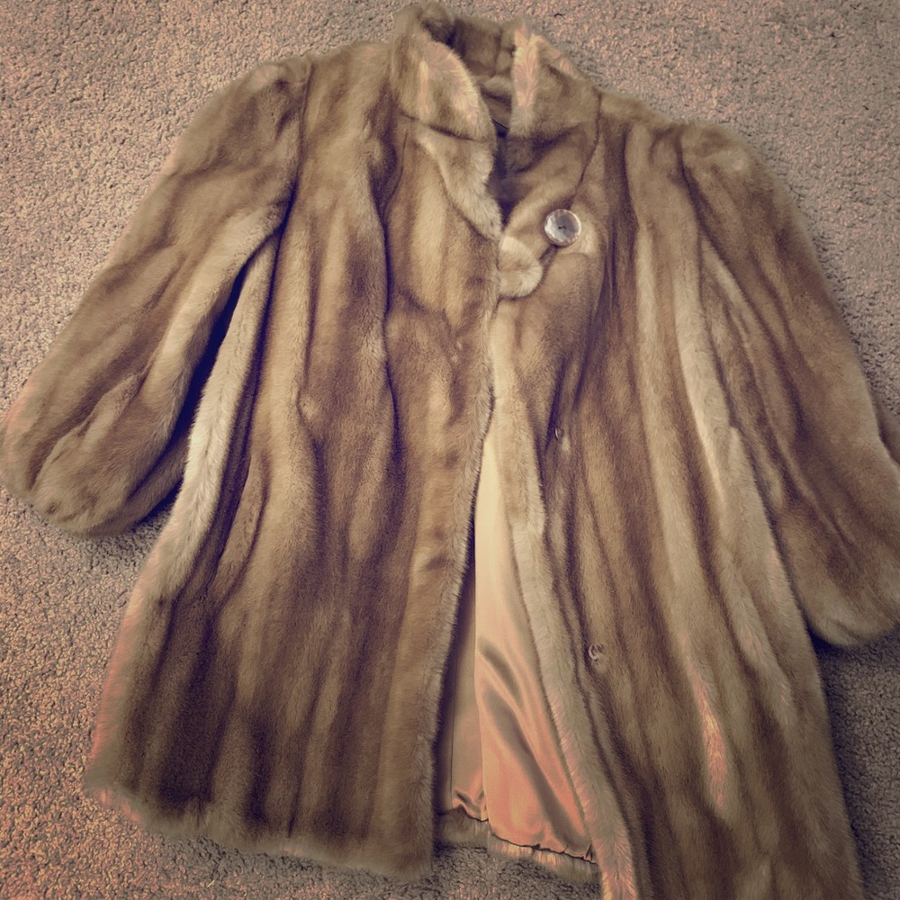 Tan Fur Coat